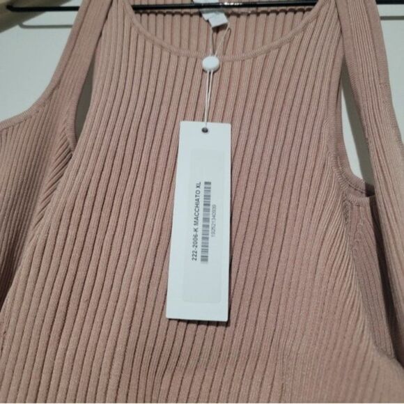 Jonathan Simkhai Isabella Ribbed Cutout Top - Picture 4 of 5